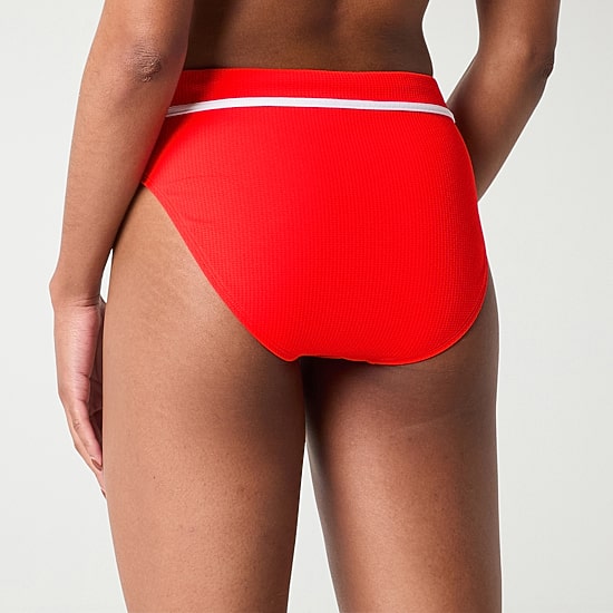 Mynah Womens Lined Full Coverage High Waist Bikini Swimsuit Bottom