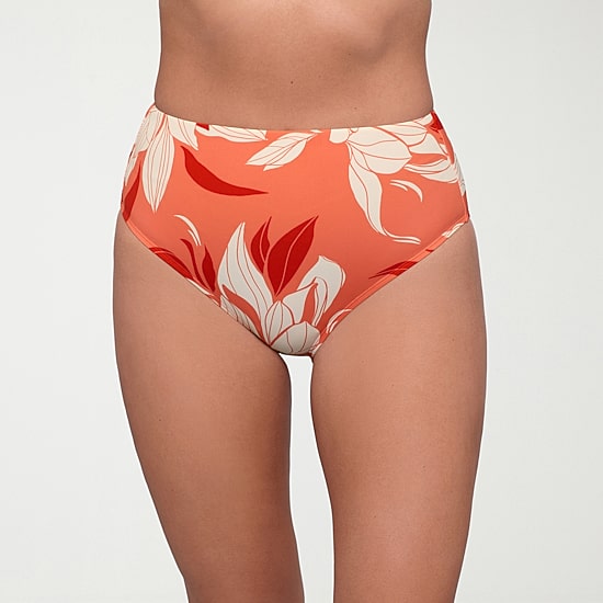 S3 Swim Womens Lined Floral Full Coverage High Waist Bikini Swimsuit Bottom