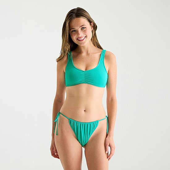 Decree Womens LINED Neon Juniors Cheeky Bikini