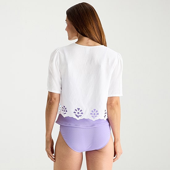 Liz Claiborne Swimsuit Cover-Up Tops