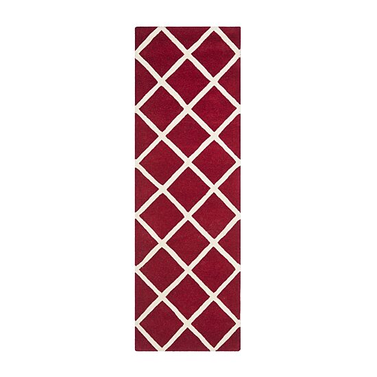 Safavieh Jayma Geometric Hand Tufted Wool Indoor Runner