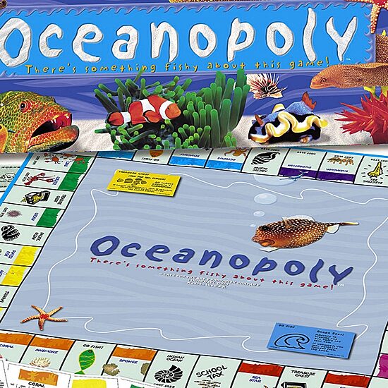 Late For The Sky Ocean-Opoly Board Game Monopoly Board Game