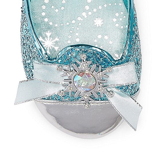 Disney Collection Elsa Costume Shoes - Girls Princess Elsa Frozen Dress Up Shoes