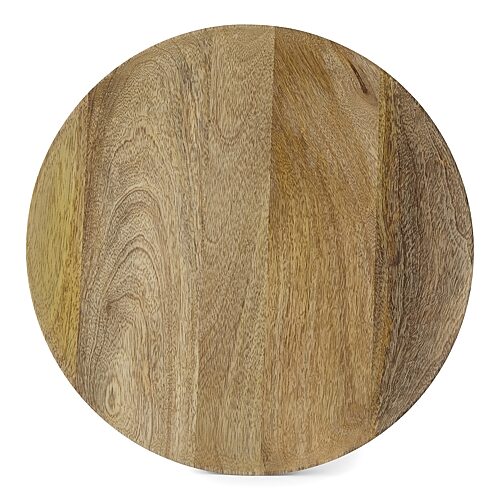 Linden Street Mango Wood Charger, One Size, White