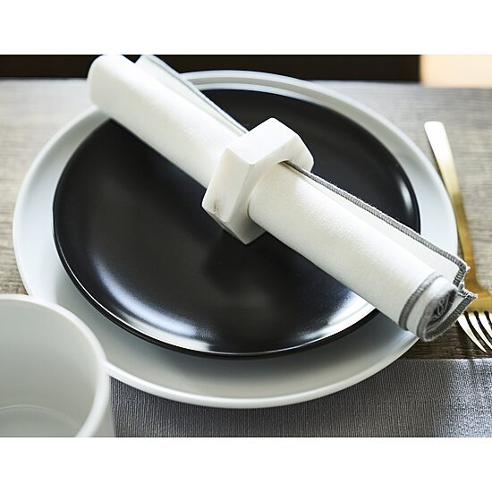 Loom + Forge Marble 4-pc. Napkin Ring