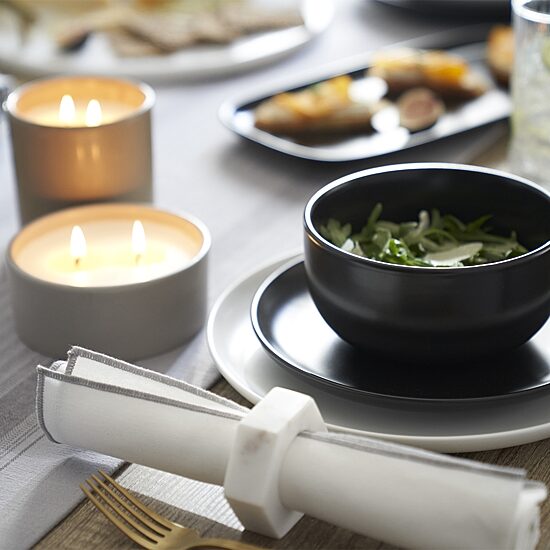 Loom + Forge Marble 4-pc. Napkin Ring