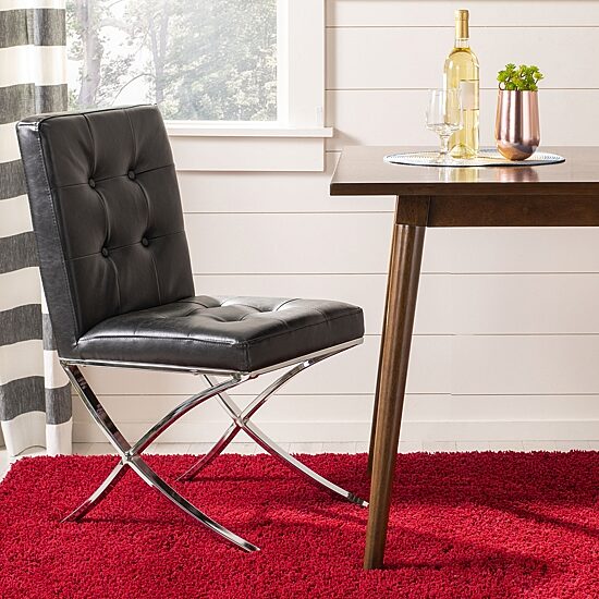Safavieh Walsh Dining Collection Upholstered Tufted Dining Chair