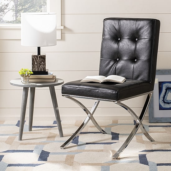 Safavieh Walsh Dining Collection Upholstered Tufted Dining Chair