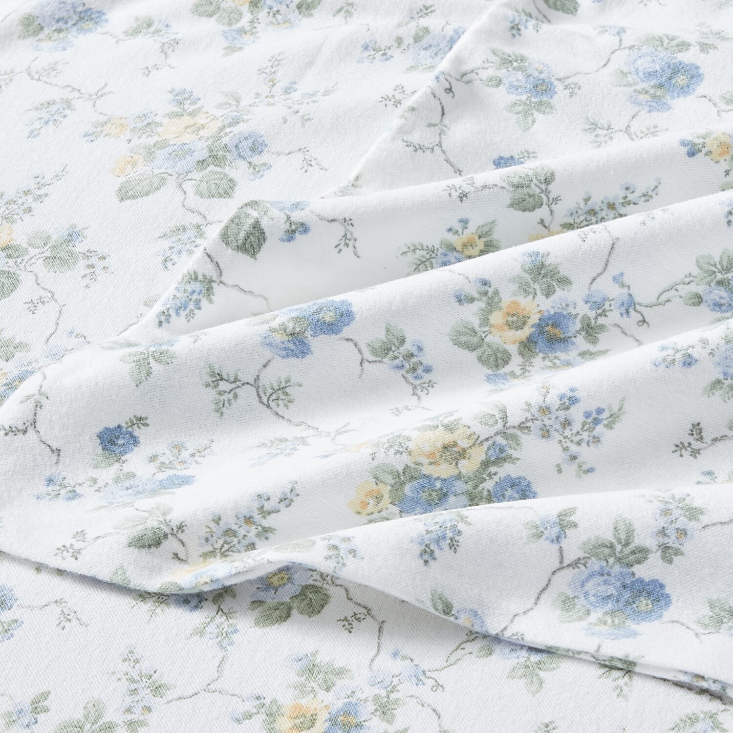 Laura Ashley 100% Cotton Brushed Flannel Sheet Set