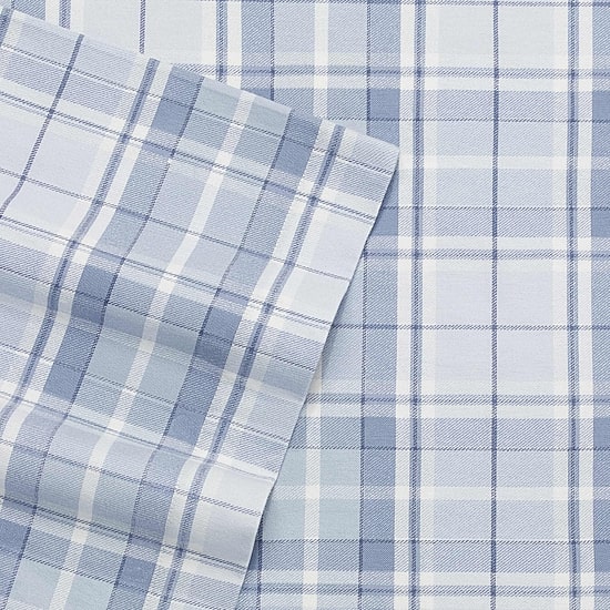 Laura Ashley 100% Cotton Brushed Flannel Deep Pocket Sheet Set