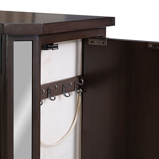 Powell Company Hialea Espresso Jewelry Armoire