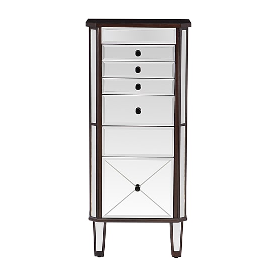 Powell Company Hialea Espresso Jewelry Armoire