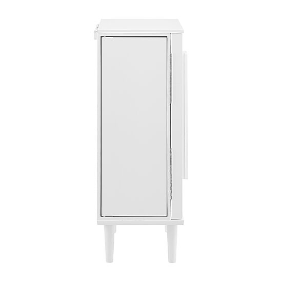 Powell Company Janice White Jewelry Armoire