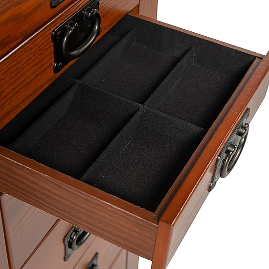 Powell Company Janice Oak Jewelry Armoire