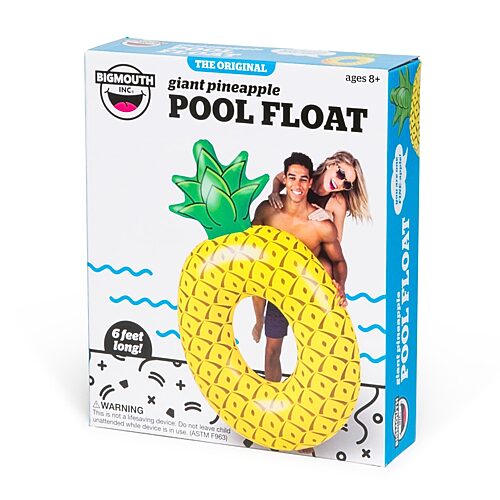 Big Mouth Giant Pineapple Pool Float, One Size, Multiple Colors