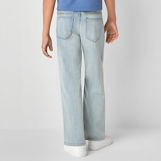 Thereabouts Little & Big Kid Boys Adjustable Waist Mid Rise Loose Fit Jean