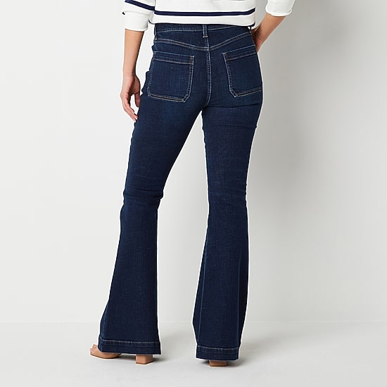 A.N.A Womens Tall High Rise Flare Leg Jean