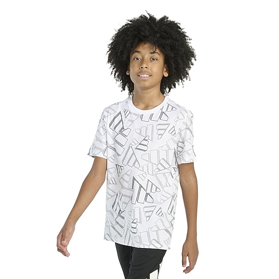 adidas Big Kid Boys Crew Neck Short Sleeve Regular Fit Graphic T-Shirt