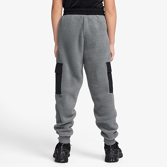 Nike Club Sherpa Big Kid Unisex Cuffed Active Fleece Cargo Pant