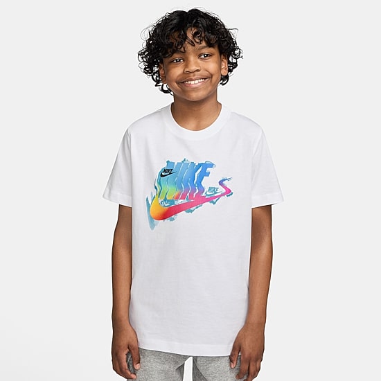 Nike Club Big Kid Unisex Crew Neck Short Sleeve Regular Fit Graphic T-Shirt
