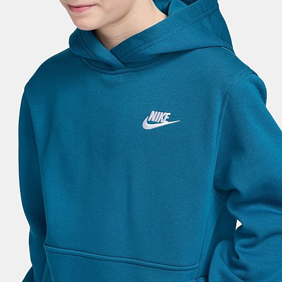 Nike Club Big Kid Unisex Long Sleeve Fleece Active Hoodie