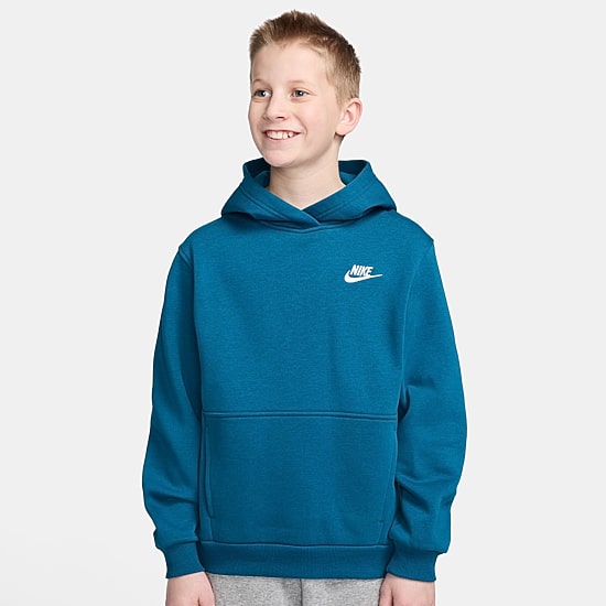 Nike Club Big Kid Unisex Long Sleeve Fleece Active Hoodie