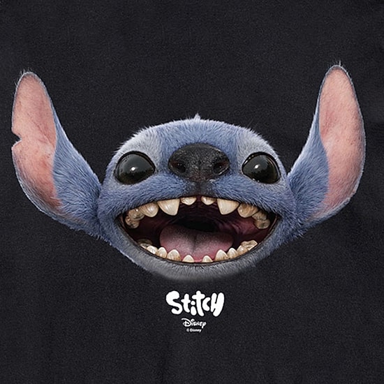 Unisex Adult Crew Neck Short Sleeve Classic Fit Lilo & Stitch Big and Tall Graphic T-Shirt