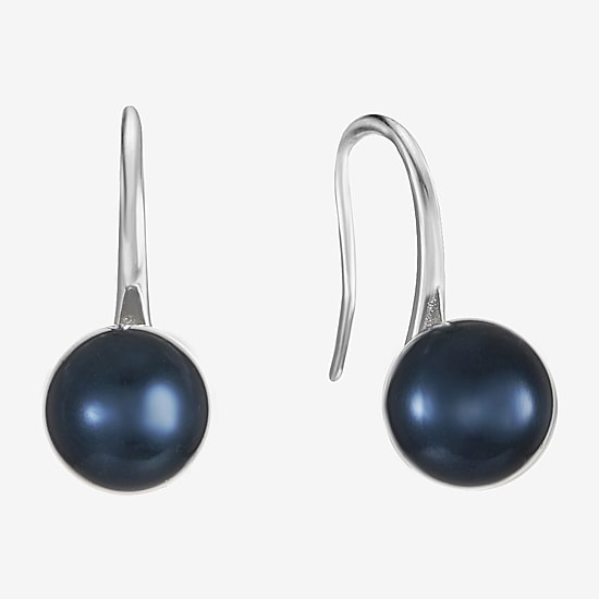 Monet Jewelry Timeless Womens Simulated Pearl Round Drop Earrings