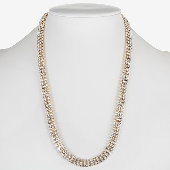 Monet Jewelry Timeless Gold Tone Womens 18 Inch Collar Necklace