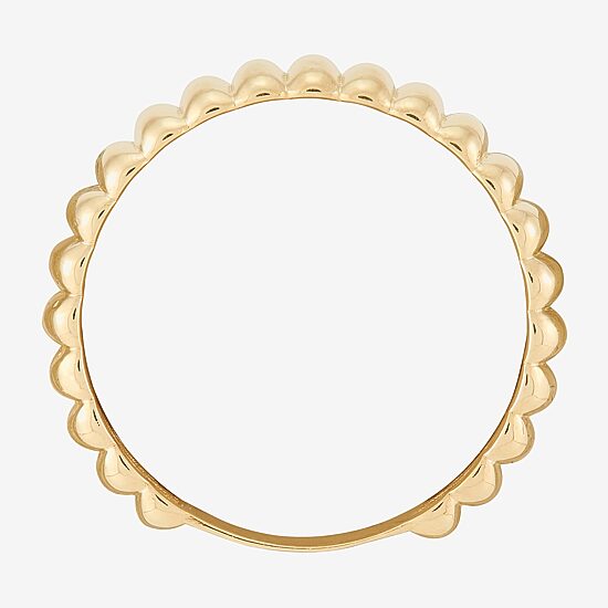 Womens 6MM 14K Gold Round Band