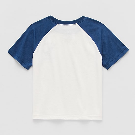 Okie Dokie Active Toddler & Little Boys Crew Neck Short Sleeve Regular Fit Graphic T-Shirt