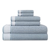Linden Street Textured Geometric Bath Towel