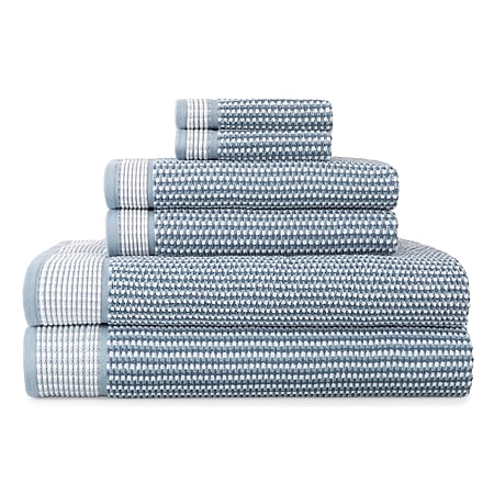 Linden Street Jacquard Geometric Bath Towel - JCPenney