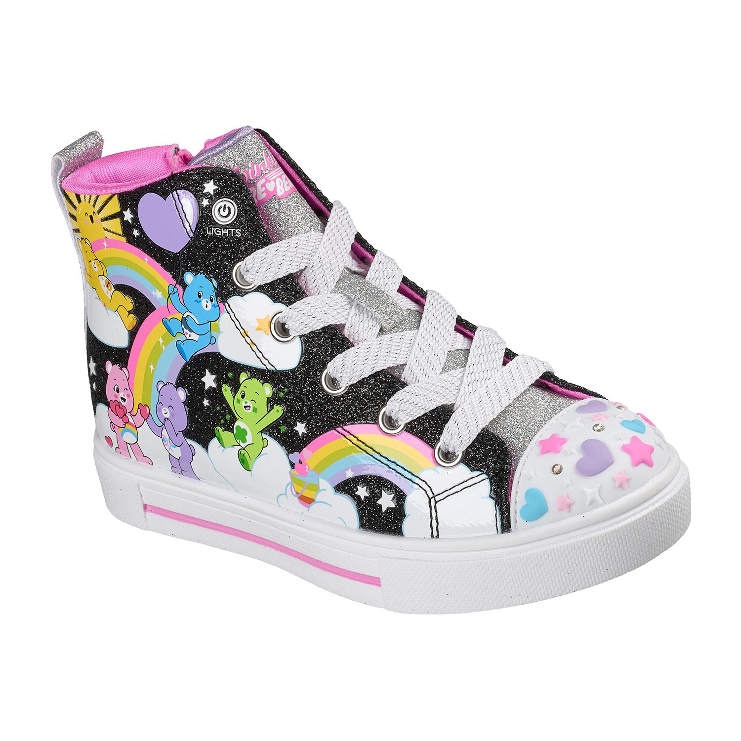 Skechers Twinkle Sparks Forever Care Bears Little Kid Girls Sneakers