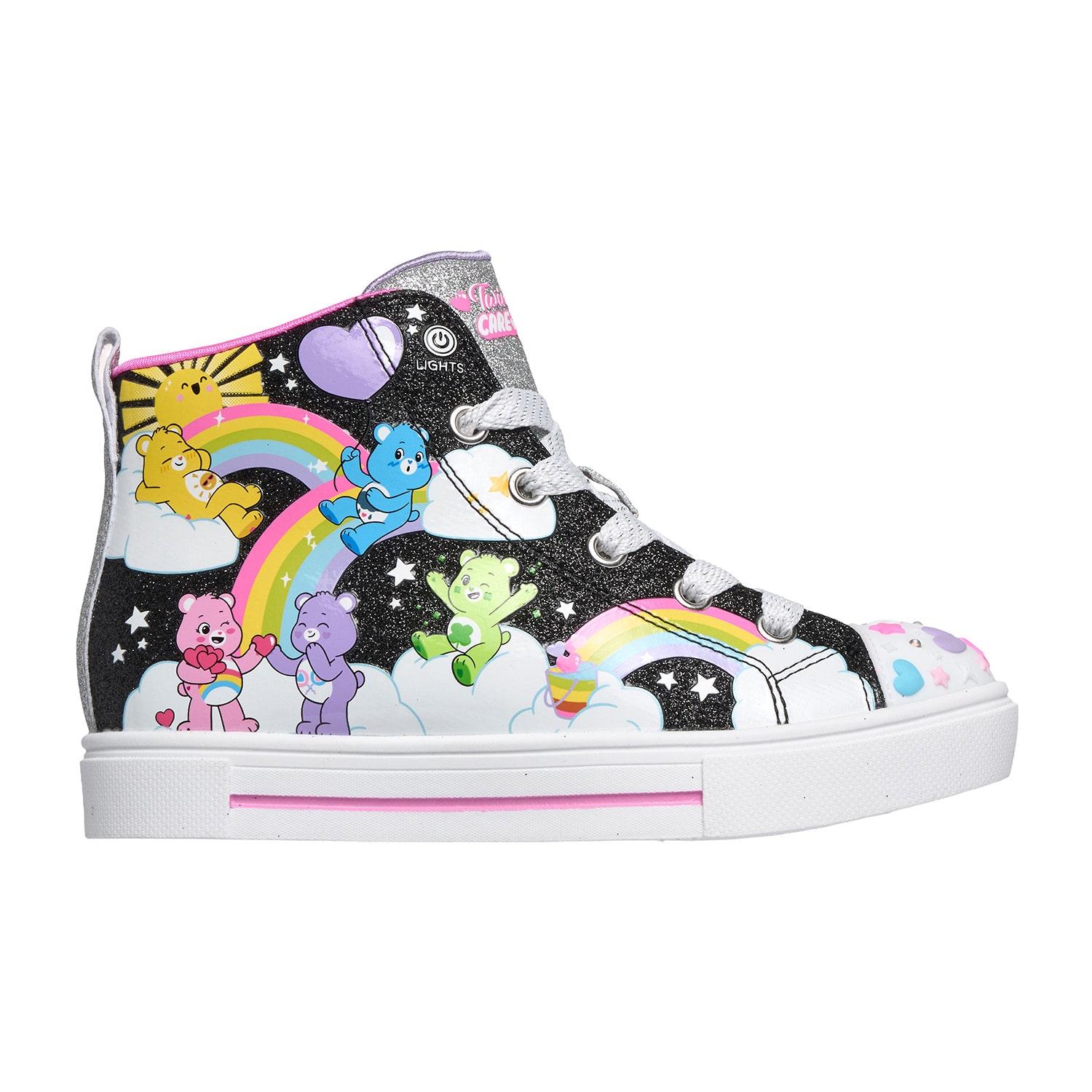 Skechers Twinkle Sparks Forever Care Bears Little Kid Girls Sneakers