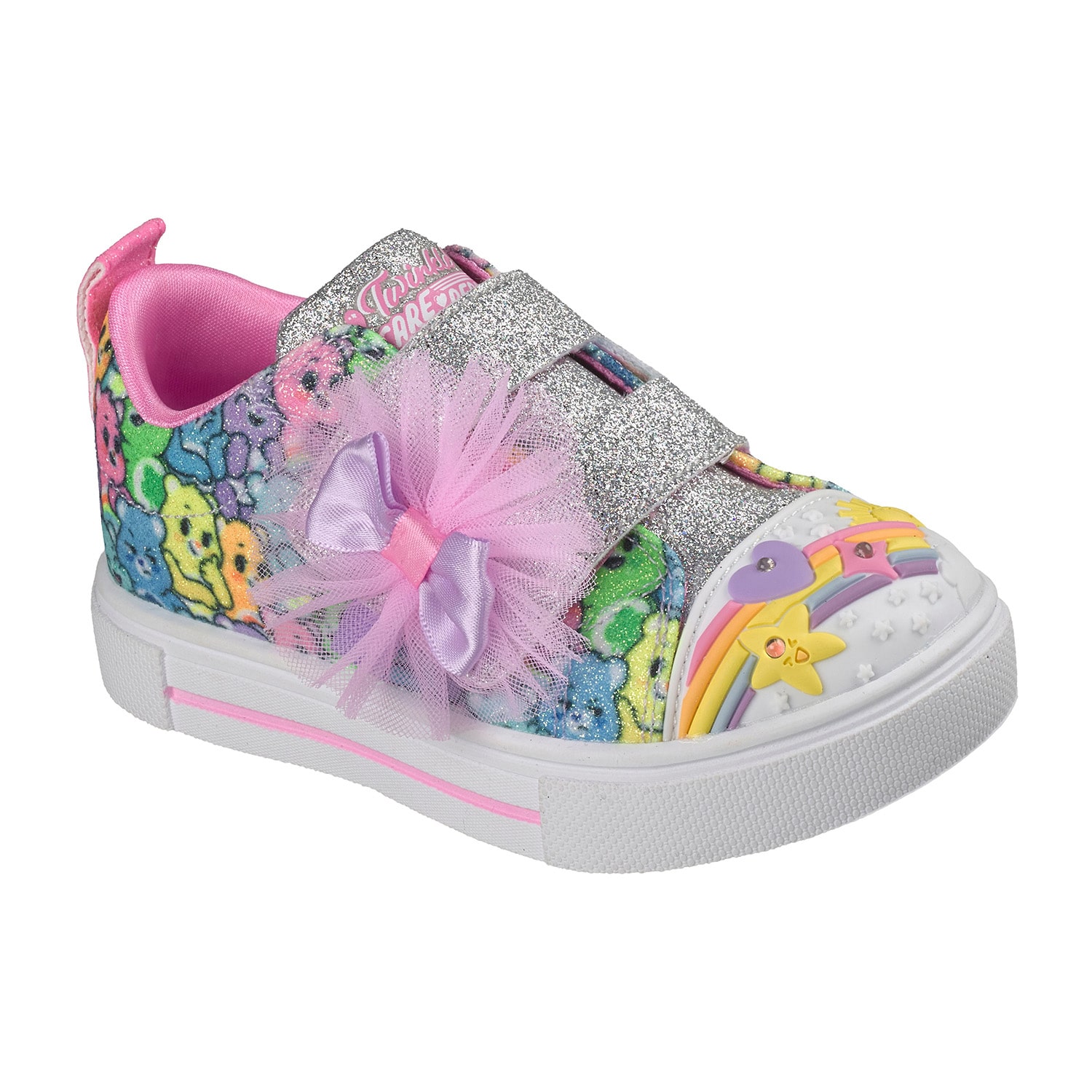 Skechers Twinkle Sparks Care Bears Cutie Toddler Girls Sneakers