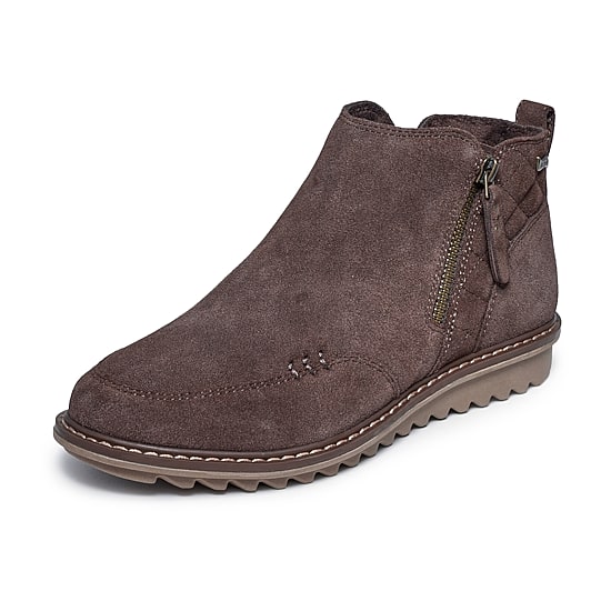 Skechers Womens Arch Fit Mojave Boundless Bliss Flat Heel Booties