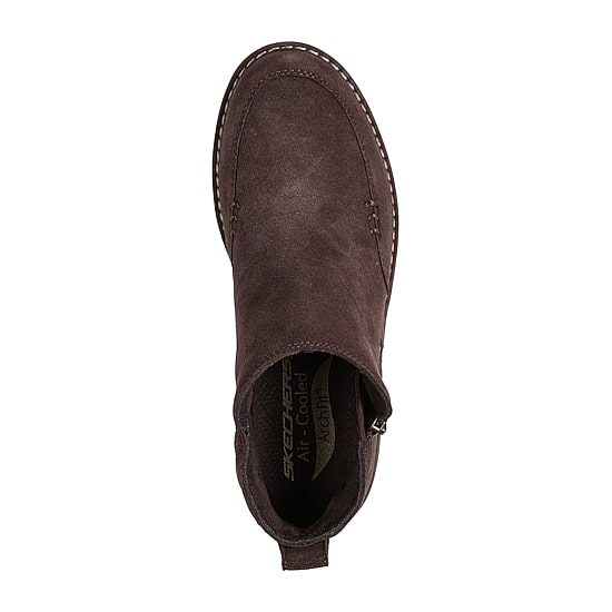 Skechers Womens Arch Fit Mojave Boundless Bliss Flat Heel Booties