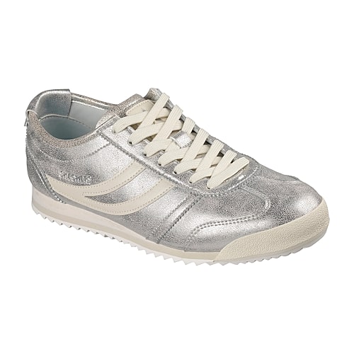 Skechers Women's Topnotch - Shimmer Chic Sneaker | Size 6.5 | Silver