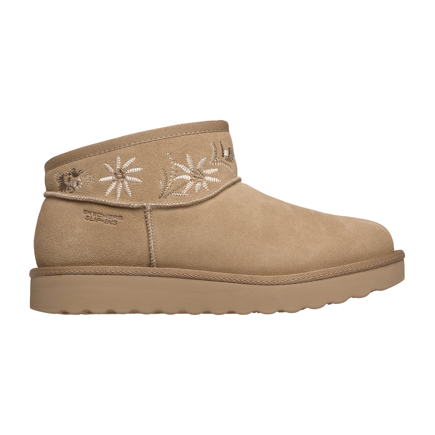 Skechers Womens Cozy Chateau Faux Fur Lined Flat Heel Winter Boots
