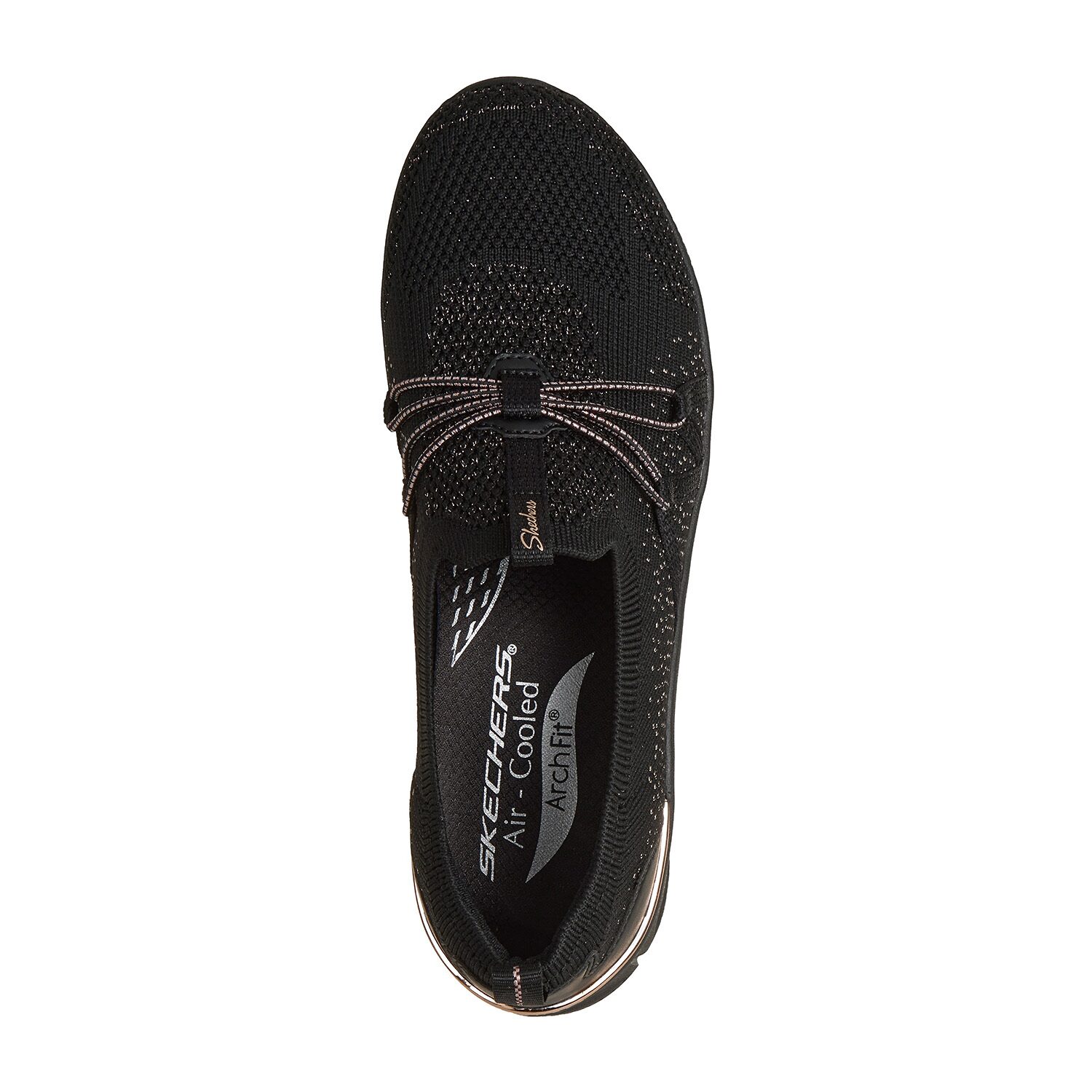Skechers Arch Fit Sunny Flutter Step Womens Bike Closed Toe Slip-On Shoe