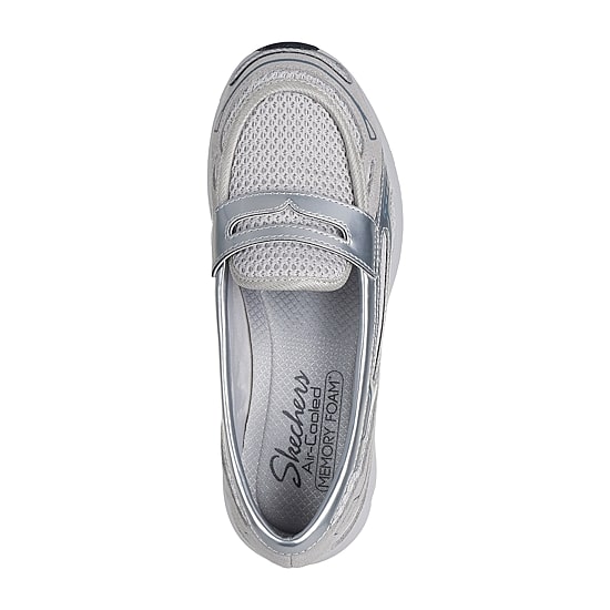 Skechers Var-City Womens Slip-On Walking Shoes