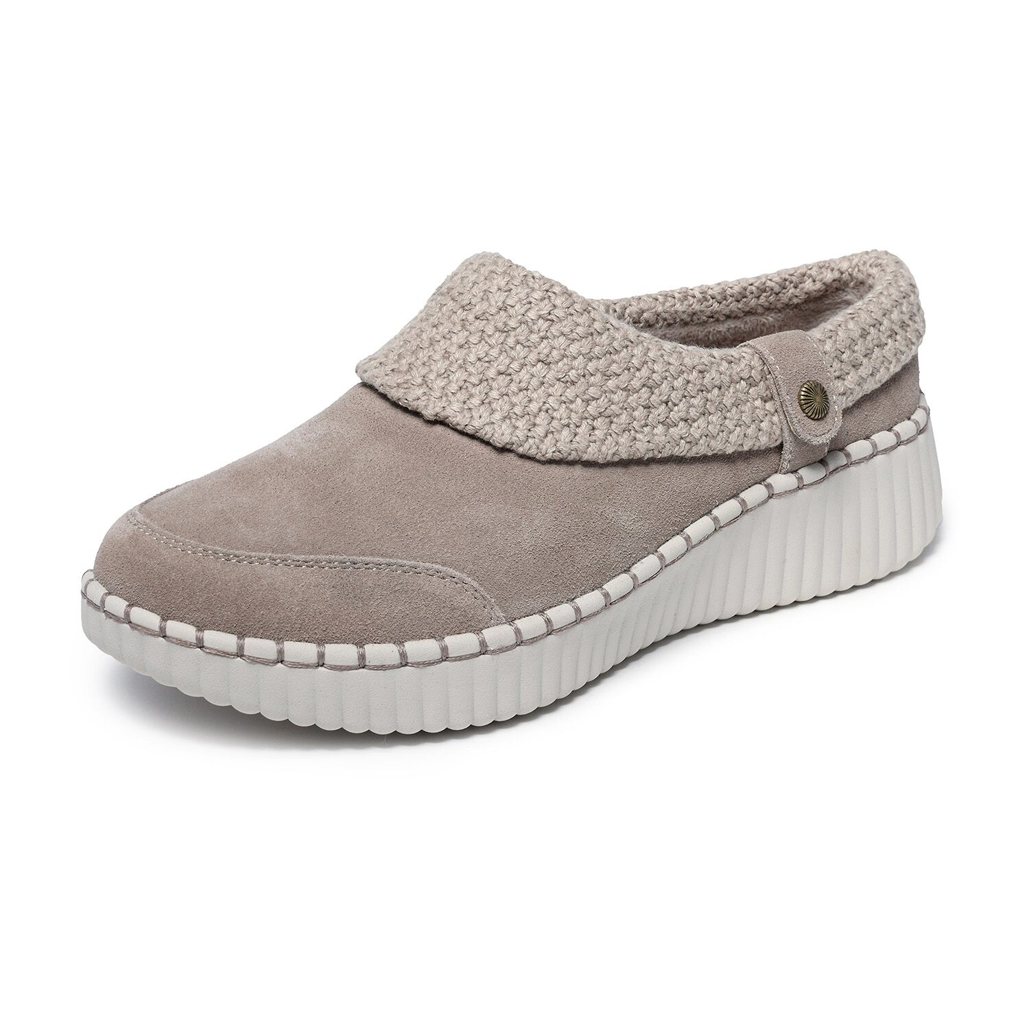 Skechers Wilshire Blvd Cloudy Skies Womens Almond Closed Toe Slip-On Shoe