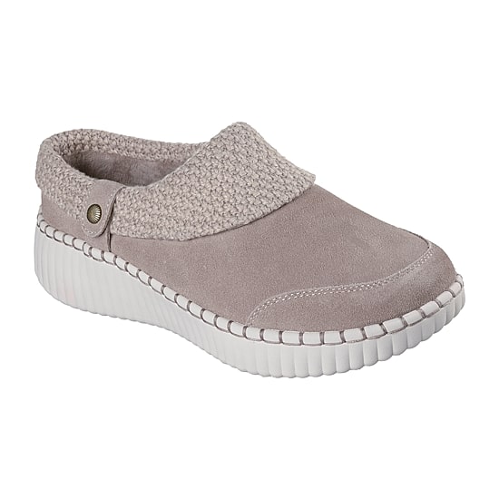 Skechers Wilshire Blvd Cloudy Skies Womens Almond Closed Toe Slip-On Shoe