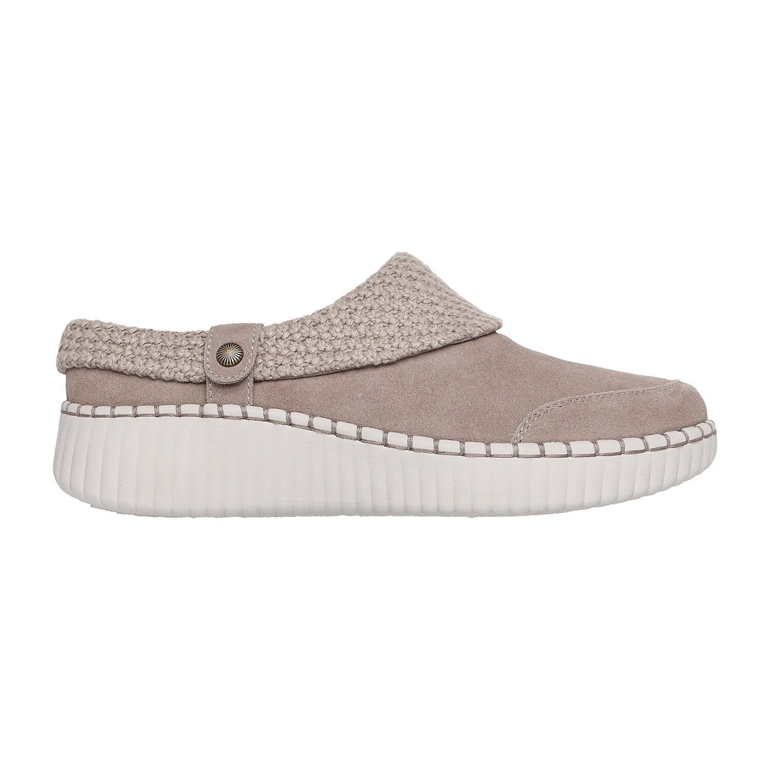 Skechers Wilshire Blvd Cloudy Skies Womens Almond Closed Toe Slip-On Shoe