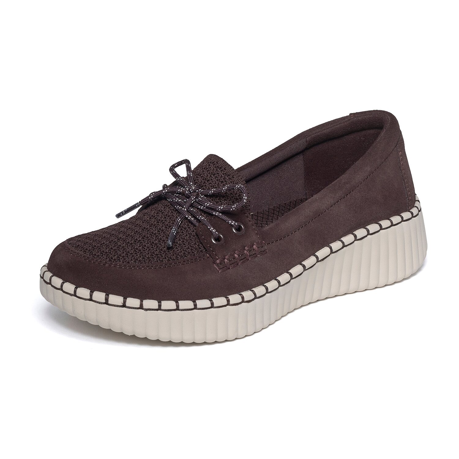 Skechers Wilshire Blvd Feeling Coy Womens Almond Closed Toe Slip-On Shoe