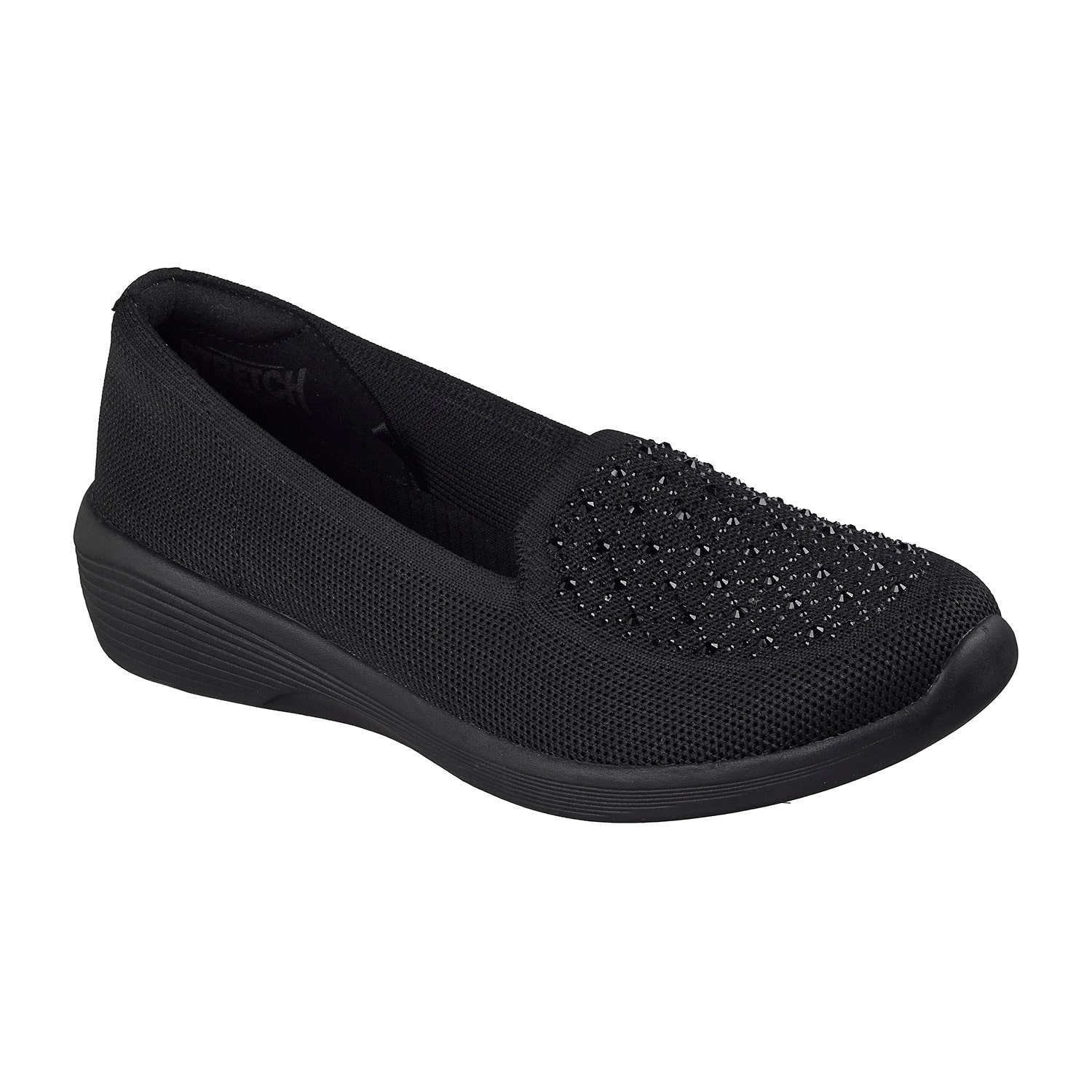 Skechers Arya Moonlit Ray Womens Almond Closed Toe Slip-On Shoe