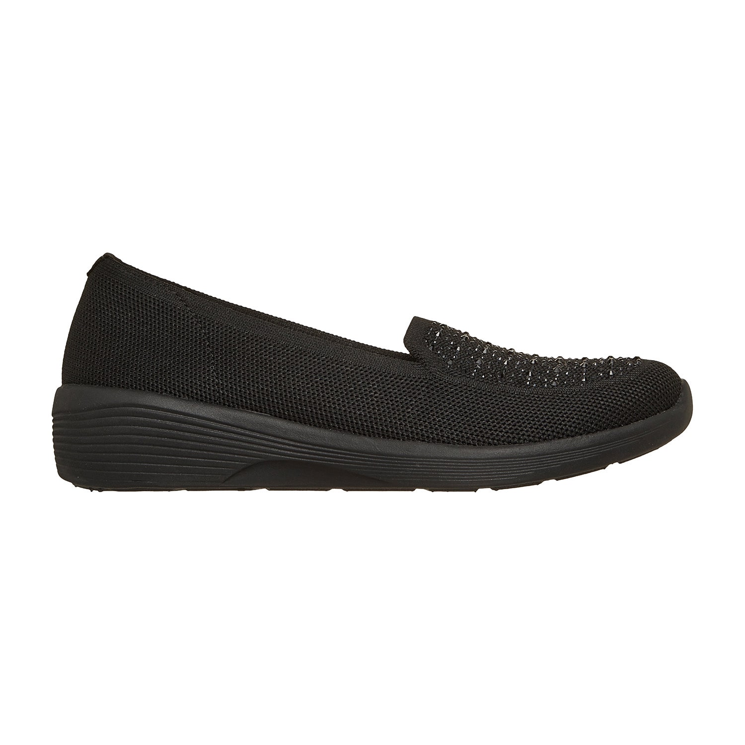 Skechers Arya Moonlit Ray Womens Almond Closed Toe Slip-On Shoe
