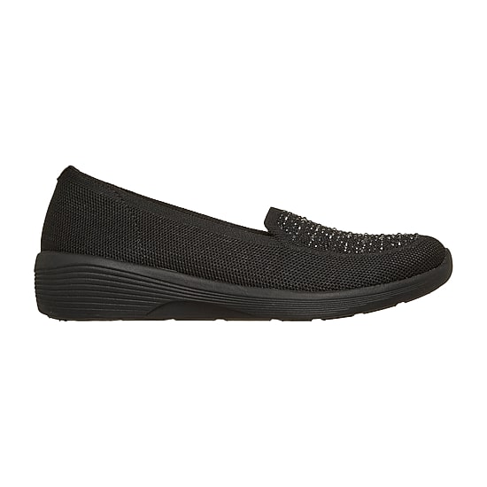 Skechers Arya Moonlit Ray Womens Almond Closed Toe Slip-On Shoe