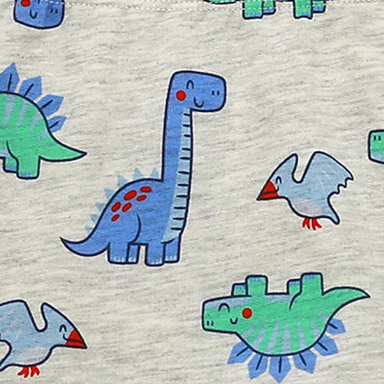 BWA by Baby Starters Dinosaur Baby Boys French Terry 3-pc. Short Set